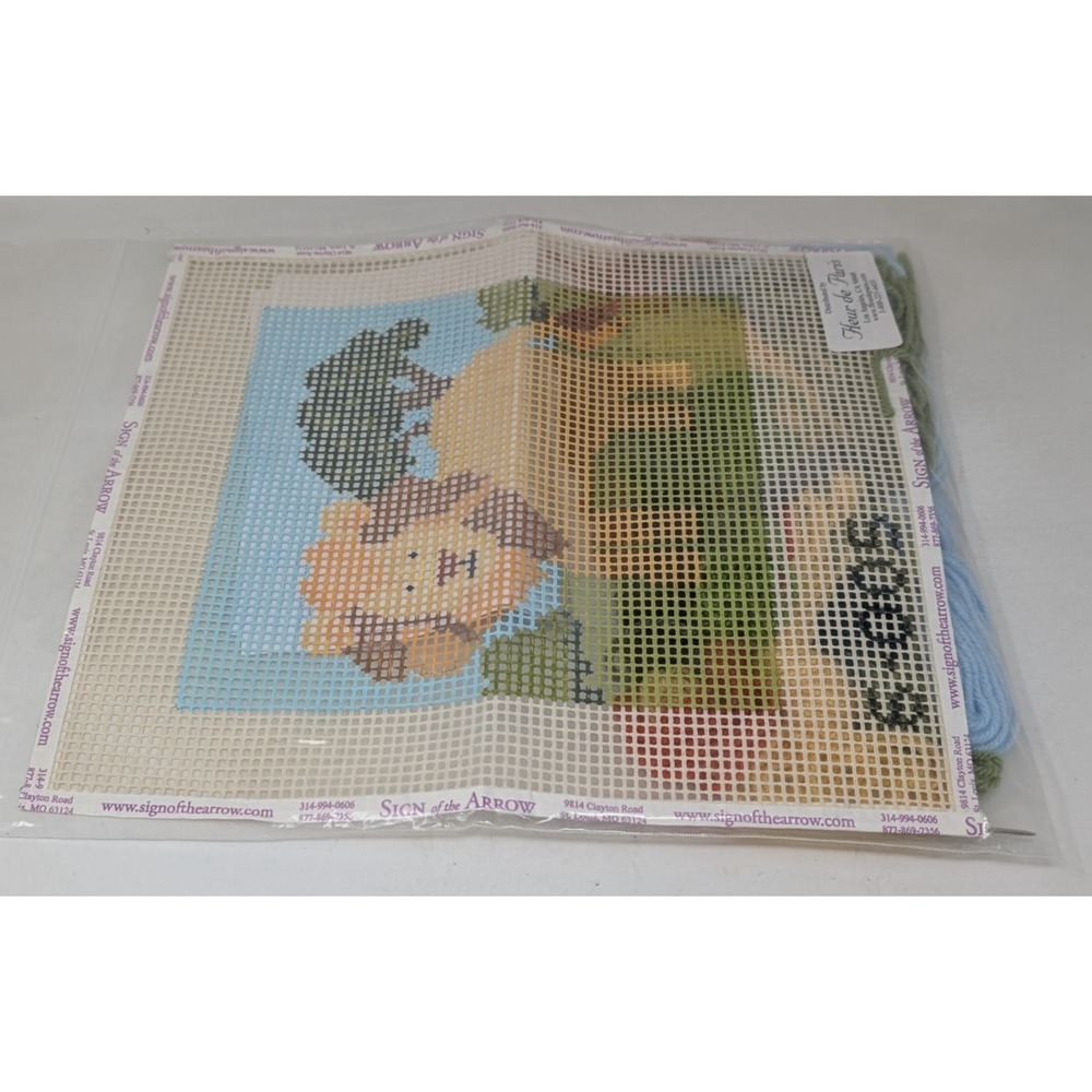 Lion Sandra Gilmore Beginners Quickpoint Little Moon Needlepoint Kit NEW
